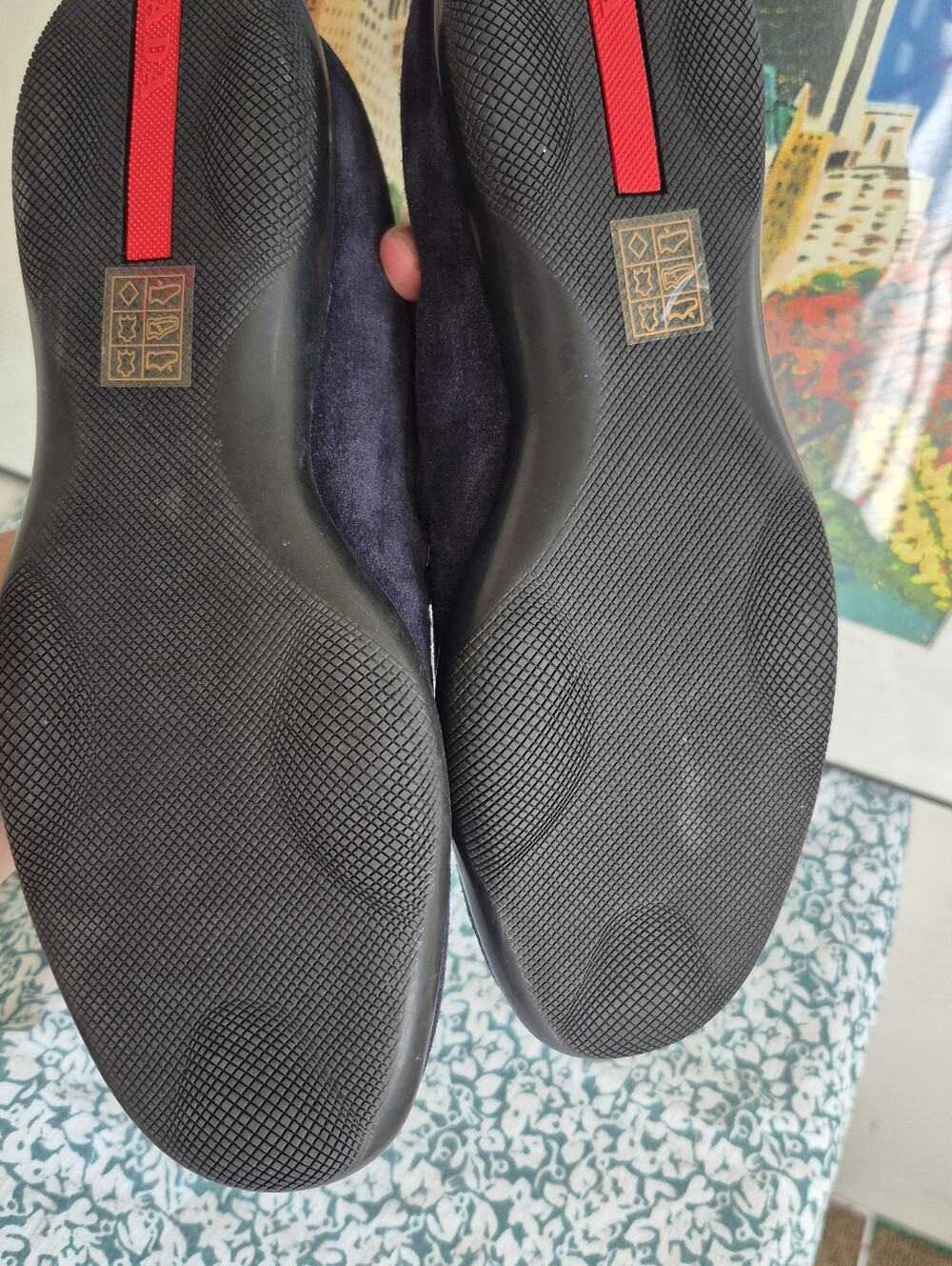 【READ! 】NEW ★AUTHENTIC PRADA suede Shoes - Picture 5 of 15